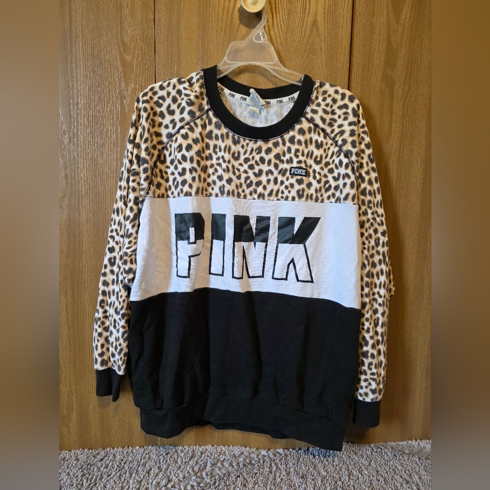 PINK Victoria's Secret Leopard Print Top